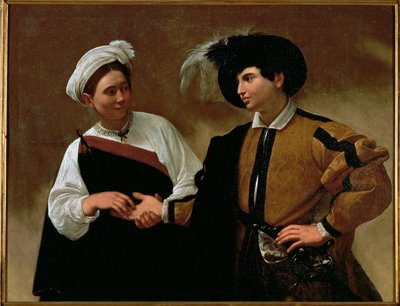 A jövendőmondó ... (festmény vászonra) alkotó: Michelangelo Merisi da Caravaggio