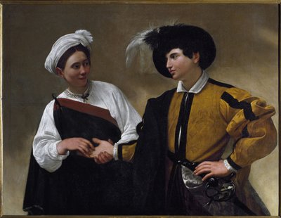 A jós (olaj, vászon alkotó: Michelangelo Merisi da Caravaggio