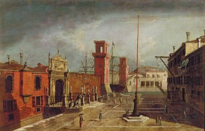 Az Arsenale, Velence alkotó: Michele Marieschi