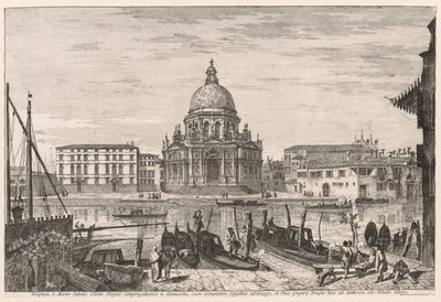 Velence látképe: S. M. Della Salute alkotó: Michele Marieschi