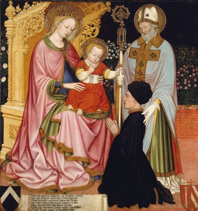 Madonna és gyermek az adományozóval, Pietro de