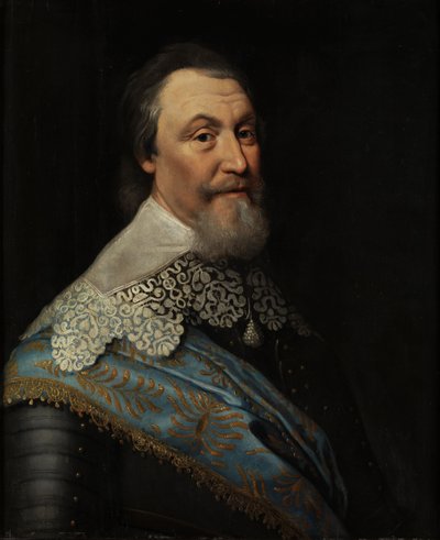 Axel Oxenstierna (Oxenstjerna) gróf (1583-1654) portréja, Mierevelt, Michiel Jansz. of, Workshop of. Olaj, fa. Mérete: 70x60 cm. Nemzeti Múzeum Stockholm alkotó: Michiel Jansz. van Miereveld