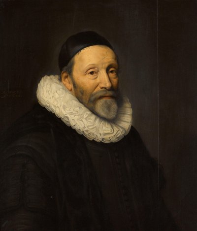 Johannes Wtenbogaert (1557-1644) portréja alkotó: Michiel Jansz van Mierevelt (workshop of)