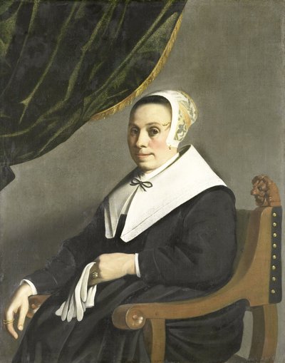 Egy nő portréja alkotó: Michiel Servaesz (1628-1693) Nouts