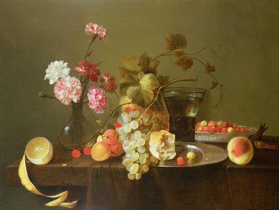 Gyümölcs- és virágcsendélet alkotó: Michiel Simons