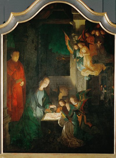 Holy Night (festmény tölgyfára) alkotó: Michiel Sittow