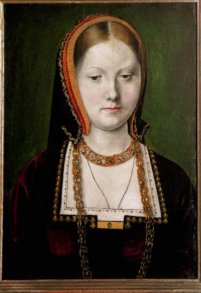 Aragóniai Katalin portréja alkotó: Michiel Sittow