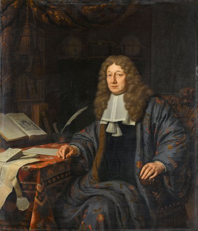 Johannes Hudde portréja alkotó: Michiel van Musscher