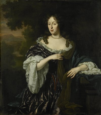 Maria Schaep portréja alkotó: Michiel van Musscher