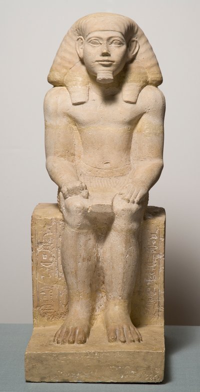Szobor Hapidefai mészkőből alkotó: Middle Kingdom Egyptian