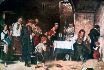 Az elítélt sejt, c1864-1900 alkotó: Mihály Munkácsy