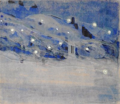 Sparks III, 1906. alkotó: Mikalojus Konstantinas Čiurlionis