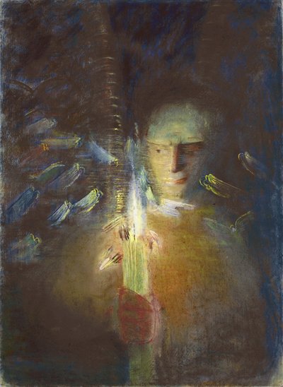 Az igazság rész Ciurlionis, Mikalojus Konstantinas (1875-1911). Pasztell papíron, mérete: 91x66,8 alkotó: Mikalojus Konstantinas Čiurlionis
