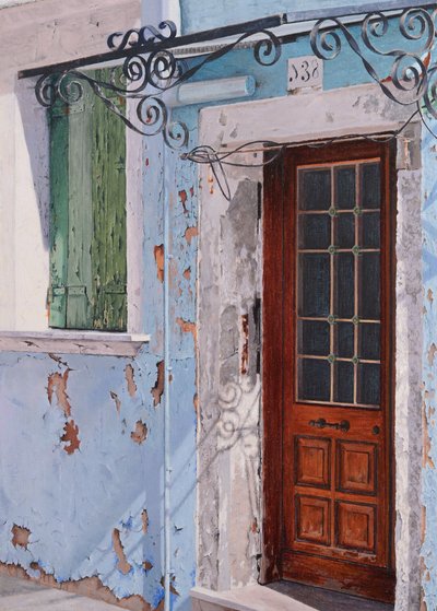 Burano light (olaj, panel) alkotó: Mike Briscoe