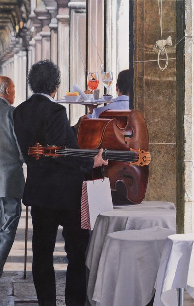 Piazza San Marco (olaj, tábla) alkotó: Mike Briscoe