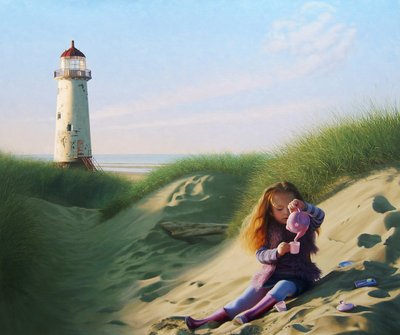 Piknik, 2011 (olaj, vászon) alkotó: Mike Briscoe