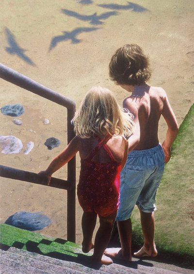 A strandra alkotó: Mike Briscoe