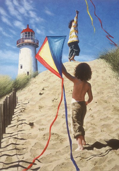 A világítótorony felé alkotó: Mike Briscoe