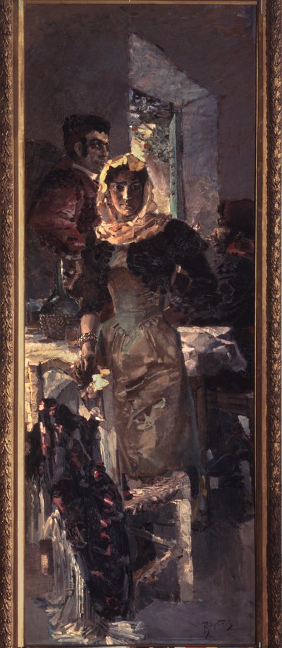 Spanyolország (Spanyolország) - Mikhail Alexandrovich Vrubel (Vrubel) festménye (1856-1910), olaj, vászon alkotó: Mikhail Aleksandrovich Vrubel
