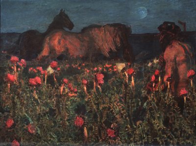 Éjszaka jön, 1900 alkotó: Mikhail Aleksandrovich Vrubel