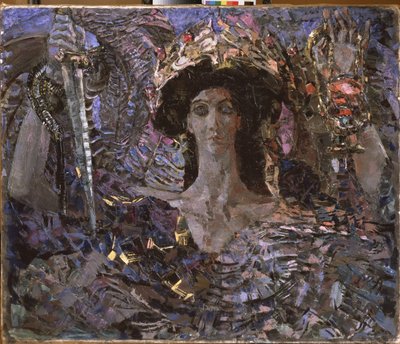 Hatszárnyú szerafim (Azrael) 1904 alkotó: Mikhail Aleksandrovich Vrubel