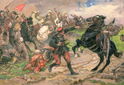 A Vörös Dundich a harcban alkotó: Mikhail Ivanovich Avilov