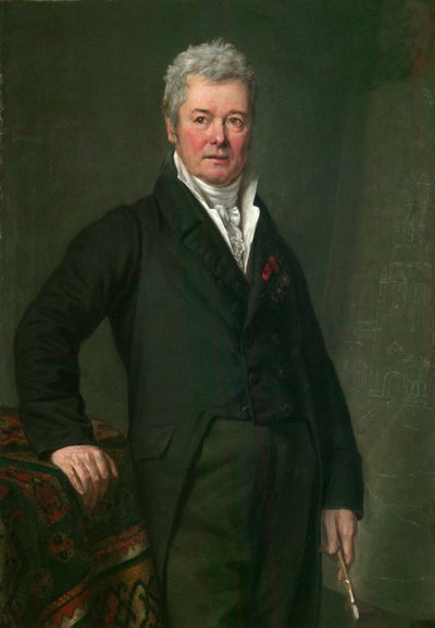 Fjodor Alekszejev művész portréja 1753-1824, 1820 alkotó: Mikhail Ivanovich Terebenev