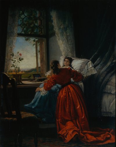 Beteglátogatás, 1885 alkotó: Mikhail Petrovich Klodt Baron