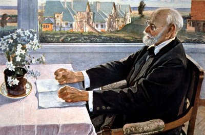 Ivan Pavlov a házában, Szentpétervár közelében alkotó: Mikhail Vasilievich Nesterov