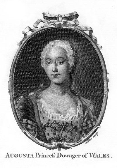Augusta, walesi hercegnő, 1719-1772. alkotó: Miller