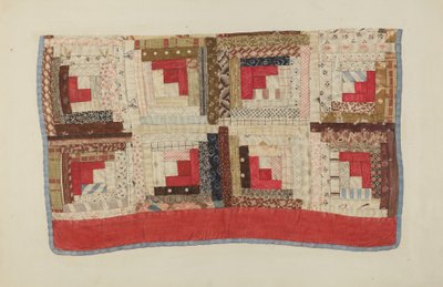 Patchwork ágytakaró alkotó: Mina Greene