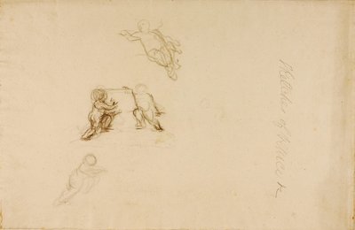 Putti (velencei vázlatok) alkotó: Miner Kilbourne Kellogg