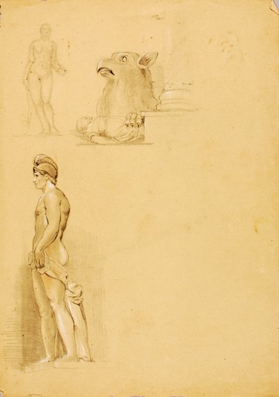 Sculante tanulmányai alkotó: Miner Kilbourne Kellogg