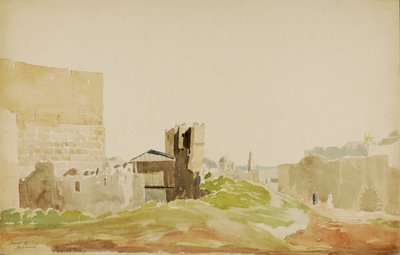 Hypacus tornya, Jeruzsálem, n.d. alkotó: Miner Kilbourne Kellogg