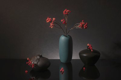 Elegáns vörös bogyós gyümölcsökből álló csendélet alkotó: Ming Chen