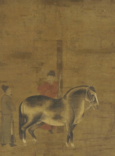 Egy ló értékelése alkotó: Ming Dynasty Chinese School