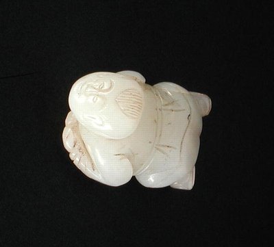 Fiú alakja, Ming-dinasztia (1368-1644) (jáde) alkotó: Ming Dynasty Chinese School