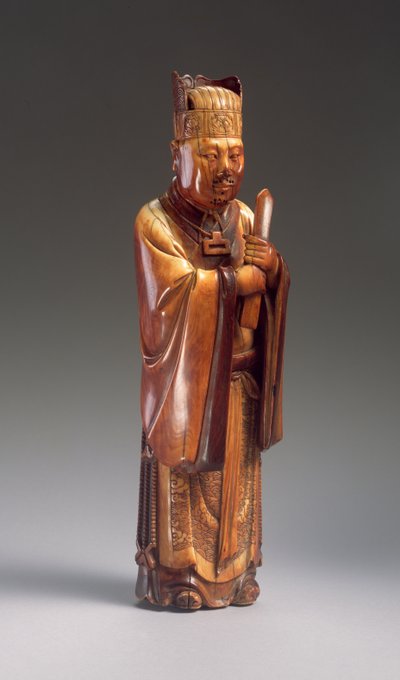 Hivatalos alakja (faragott elefántcsont) (lásd még: 272119) alkotó: Ming Dynasty Chinese School