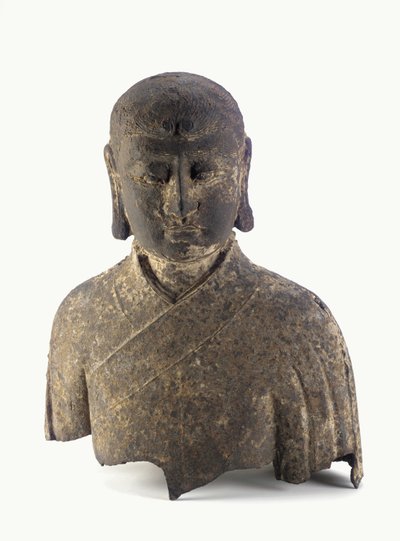 Lohan feje és mellképe (vas) alkotó: Ming Dynasty Chinese School