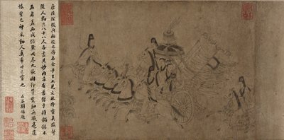 A Luo folyó nimfája (tinta papíron) alkotó: Ming Dynasty Chinese School