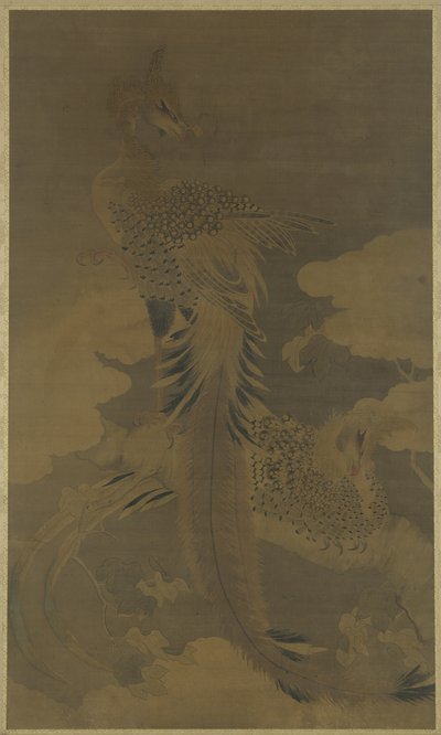 Főnixek a Paulownia fán, 1500 körül alkotó: Ming Dynasty Chinese School