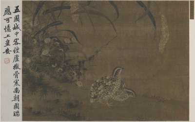 Fürj és köles alkotó: Ming Dynasty Chinese School