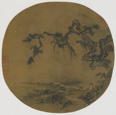 Fenyő alatt ülve, XV-XVI alkotó: Ming Dynasty Chinese School