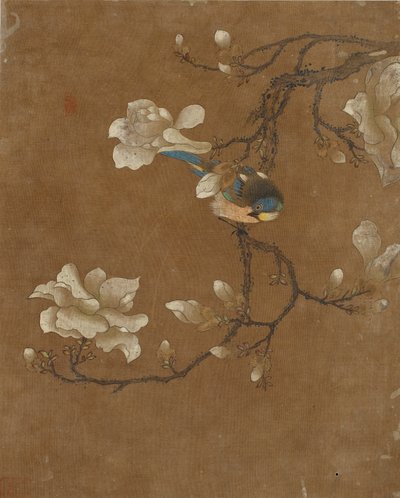 Tíz kép madárról és virágról (színes selyemen) alkotó: Ming Dynasty Chinese School