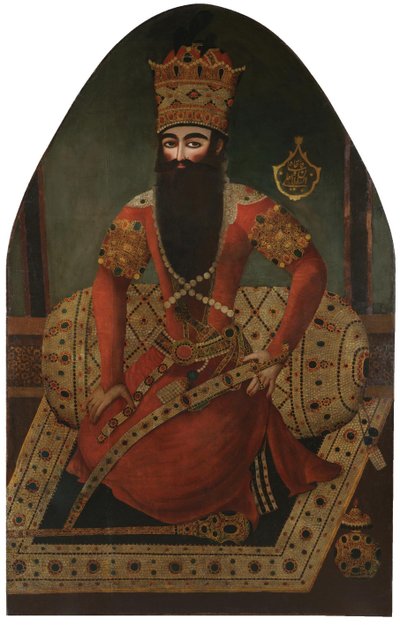 F. Fath Ali Shah portréja 1797-1834 alkotó: Mirza Baba