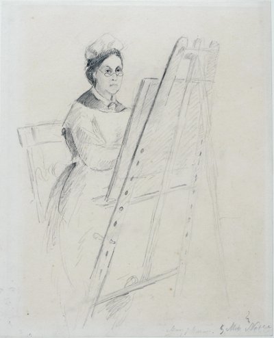 Mary Jane Hancock portréja alkotó: Miss Noble