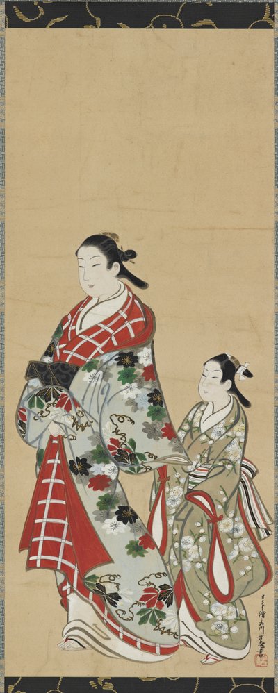 Yutokoro plan d to rs dy kopasz, Edo Perio d, 1615-1868. alkotó: Miyagawa Choki