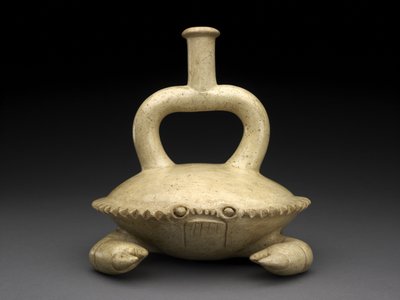 Rák Effigy Hajó alkotó: Moche Moche