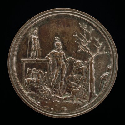 Dávid diadalmaskodott Góliát felett, 1507 vagy korábban. alkotó: Moderno