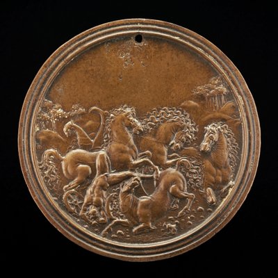Hippolytus halála, 15. század vége – 16. század eleje. alkotó: Moderno
